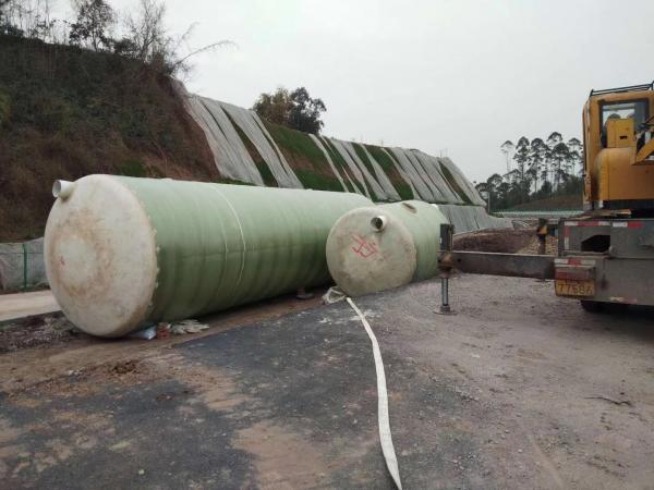 玉林雅安150立方化粪池现场